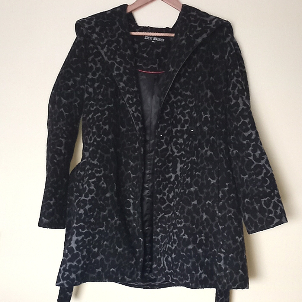 Cheetah print winter coat